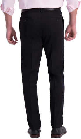 Haggar Men's Iron Free Premium Khaki Straight Fit Flat Front Pants