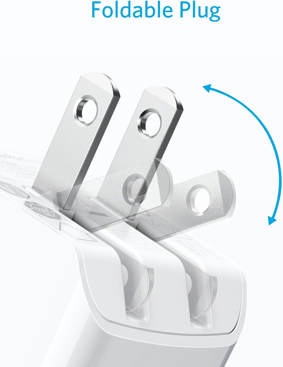 Anker 2-Pack USB Charger, Dual Port 12W Wall Charger with Foldable Plug, Compatible with iPhone XS/X/8/8 Plus/7/6S/6S Plus, iPad, Samsung Galaxy Note 5/Note 4, HTC, Moto, and More Devices