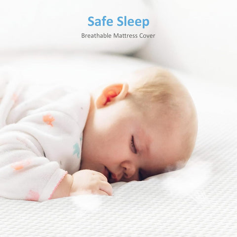 Dourxi Mini Crib Mattress, 38x24x4 Inch Dual-Sided Gel Memory Foam Mattress
