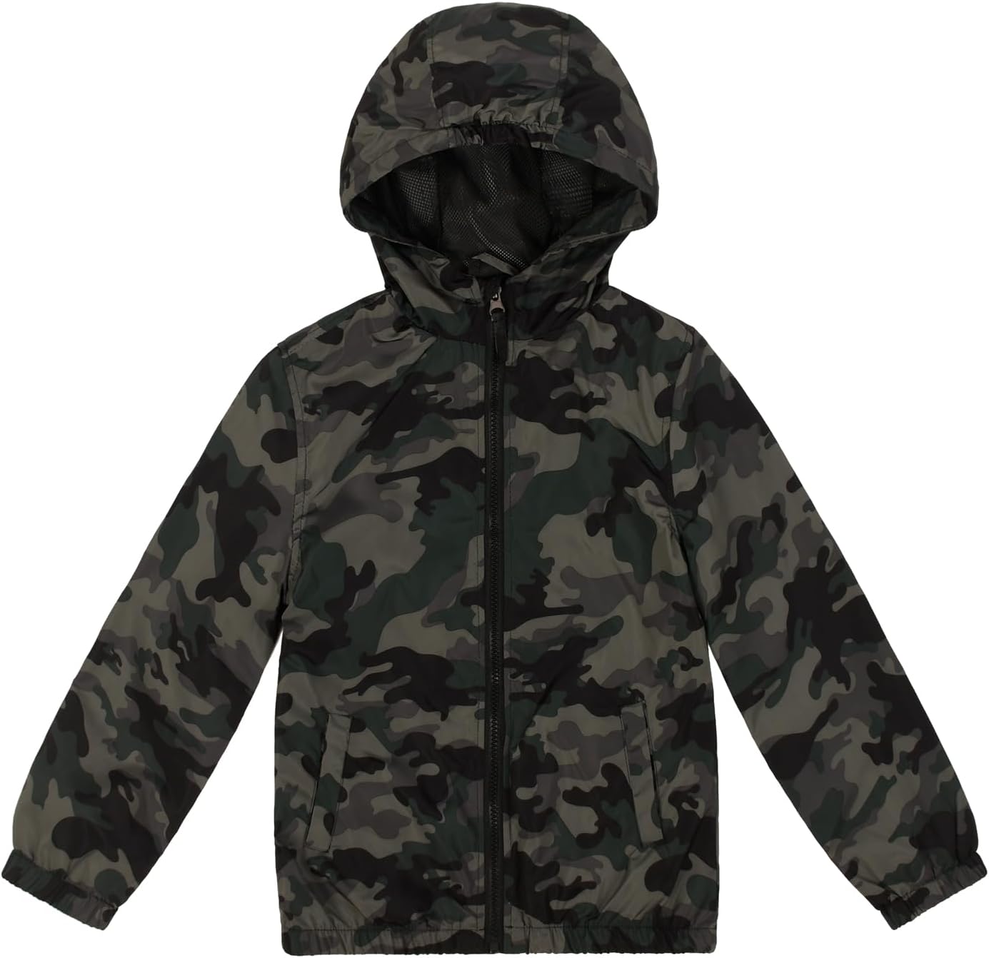 SUNDAY ROSE Boys Rain Jacket Lightweight Breathable Raincoat Waterproof Hooded Windbreaker For Kids