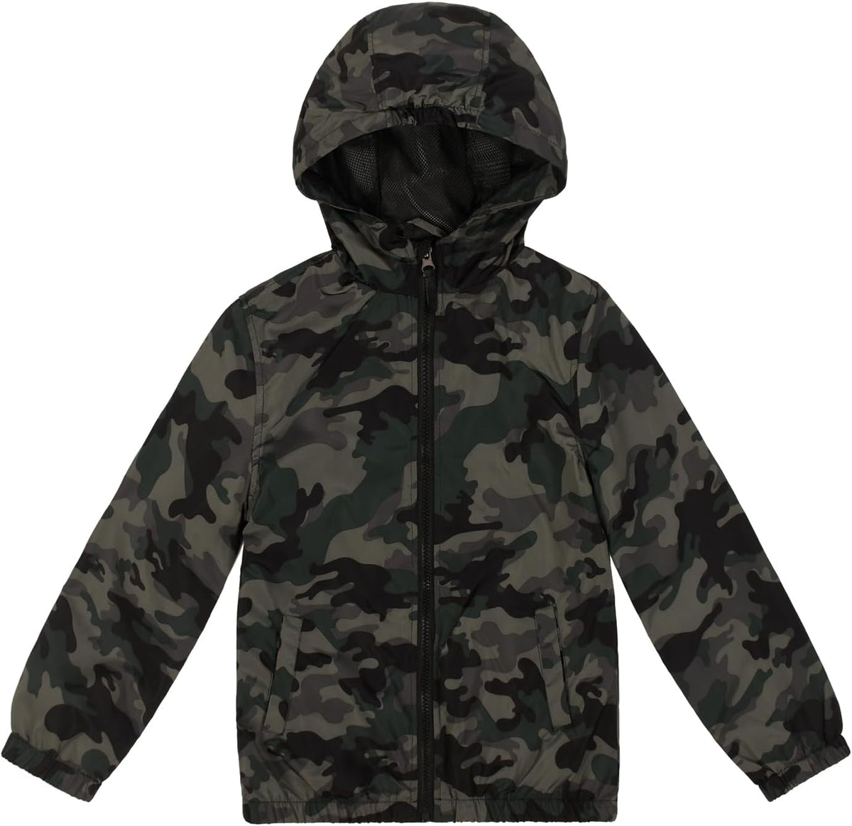 SUNDAY ROSE Boys Rain Jacket Lightweight Breathable Raincoat Waterproof Hooded Windbreaker For Kids