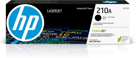 HP 210A Black Toner Cartridge | Works with Color LaserJet Pro 4201, MFP 4301 Series | W2100A