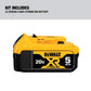 DEWALT 20V MAX XR Battery, Lithium Ion, 5.0Ah (DCB205), Multi