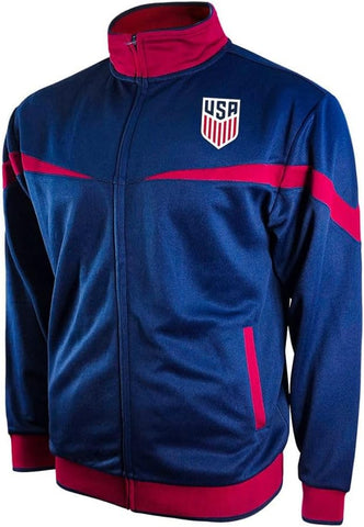 Icon Sports Officially Licensed US Soccer Federation Ultimate Fan Pack - Unisex Adult -Jacket, Shirt, Jersey, Scarf & Ball