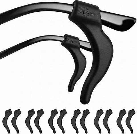 Eye Glasses Ear Grippers,Anti Slip Eyeglasses Ear Grips,Silicone Ear Hooks for Sunglasses,Readingglasses
