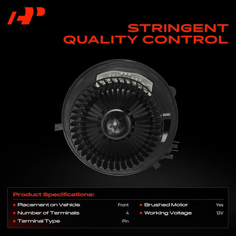 A-Premium Front HVAC Heater Blower Motor and Resistor Assembly