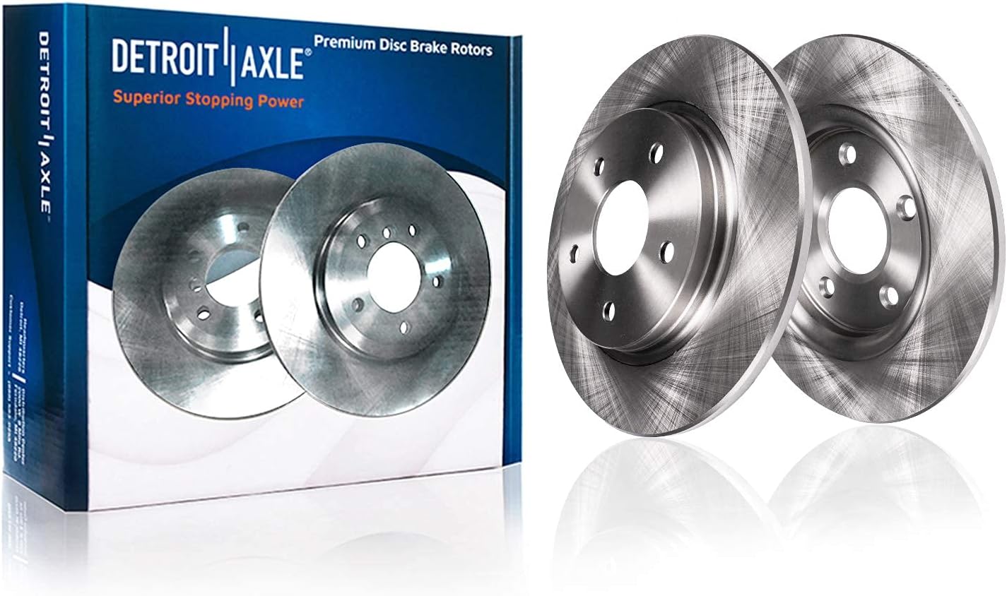 Detroit Axle - REAR Brake Kit for 2016-2023 Mazda CX-5 Disc Brake Rotors
