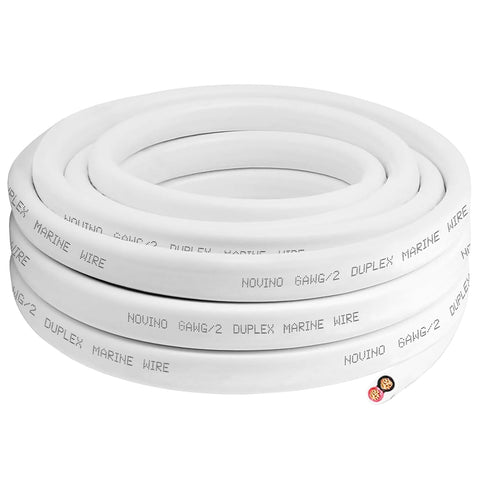 6 Gauge Marine Wire,6/2 Duplex Marine Grade Cable,10FT 6 AWG Wire