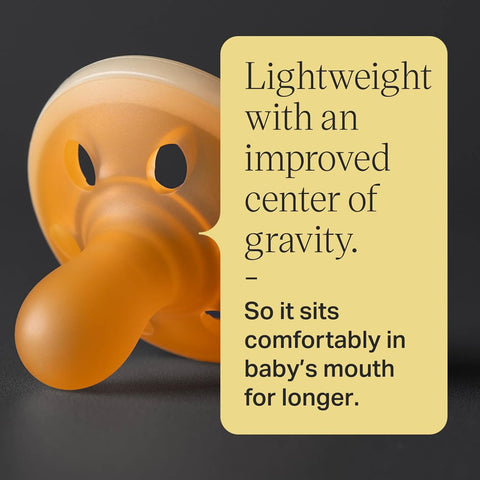 Tommee Tippee Breast-Like Night Pacifier, Glow in Dark, 0-6m, Pack of 4