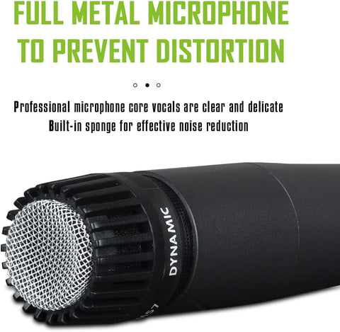 wm57 Dynamic Vocal Classic Style Microphone Audio Instrument Classic Professional Dynamic Cardioid Unidirectional - for Instruments, Drums, Percussion, Vocals(not Include Cable)