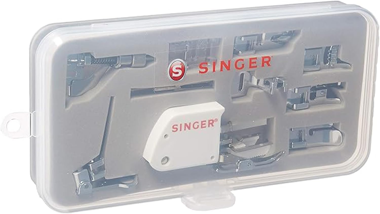 SINGER® 9-Piece Presser Feet Accessory Kit with Clear Durable Storage Case