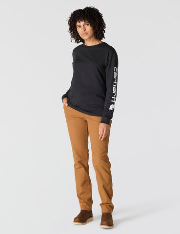Carhartt Women's Dearborn Loose LS Logo T-Shirt