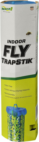 RESCUE! Non-Toxic TrapStik for Flies – Indoor Hanging Fly Trap - 4 Pack