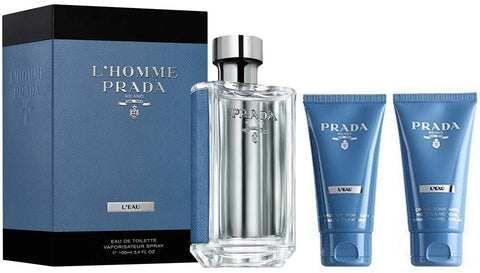 Prada L'Homme Eau De Toilette Spray, 3.4 Fluid Ounce