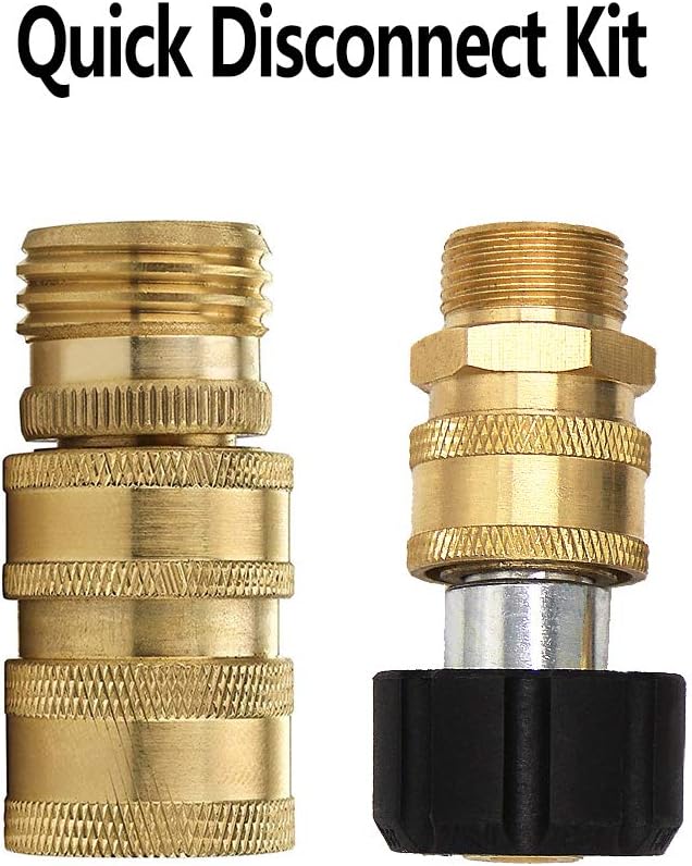 Twinkle Star Pressure Washer Adapter Set, Quick Disconnect Kit