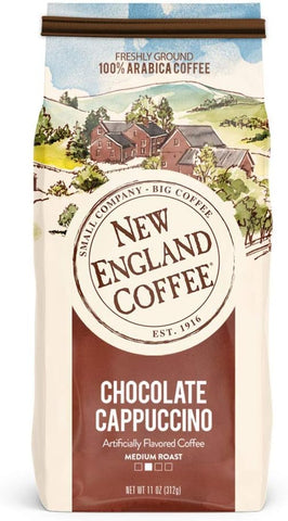 New England Coffee Hazelnut Crème Ground Coffee 11oz (Pack of 6)