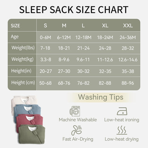 BubblePanda Rayon Made from Bamboo Sleep Sack 0-6 Months 1.5 Tog Newborn
