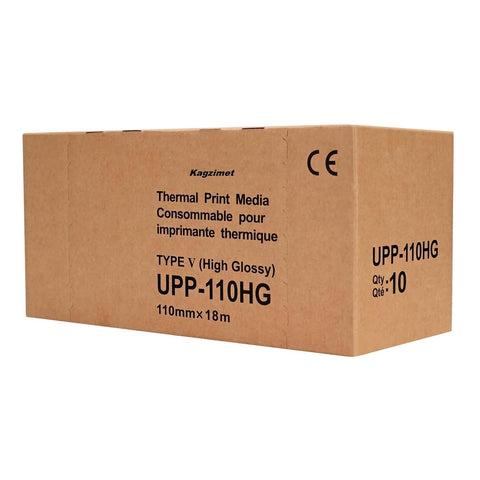 Ultrasound Paper UPP-110HG 10 Rolls,Ultrasound Thermal Print upp 110 high Gloss Film