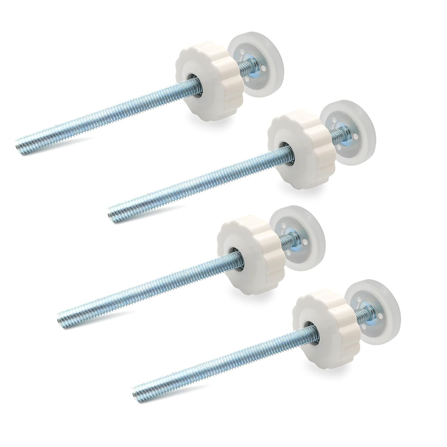Vmaisi 8MM Pressure Gates Threaded Spindle Rods 4 Pack