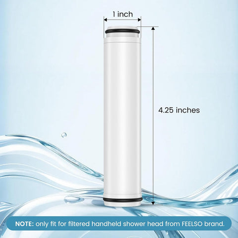 FEELSO Shower Filter for Handheld Shower Head, 4 PCS Replacement Filters