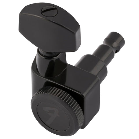 Fender Deluxe Locking Staggered Guitar Tuners, Guitar Accessories, Black