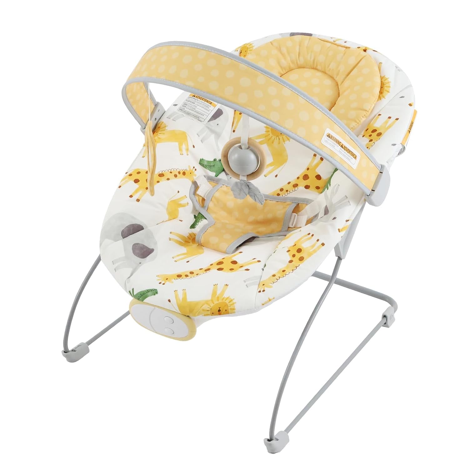 Baby Bouncer, Infants Bouncy Seat with Music and Vibrations, 0-6 M,0-20 lbs