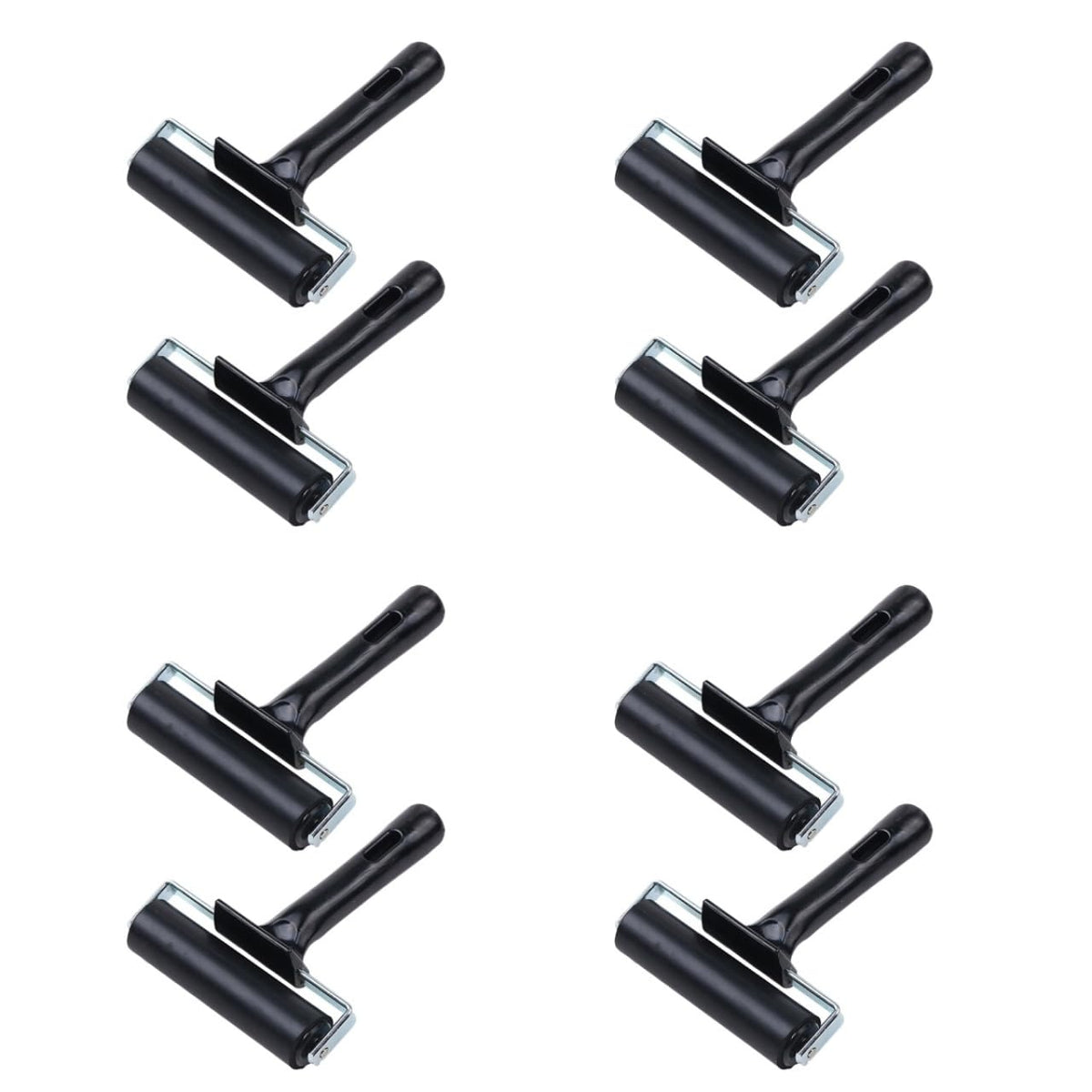 ‌EXCEART 8PCS Printmaking Rollers for Block Printing Ink Stamping Wallpaper Linoleum Blocks Crafting Projects Art Supplies Brayer Roller for Artists DIY