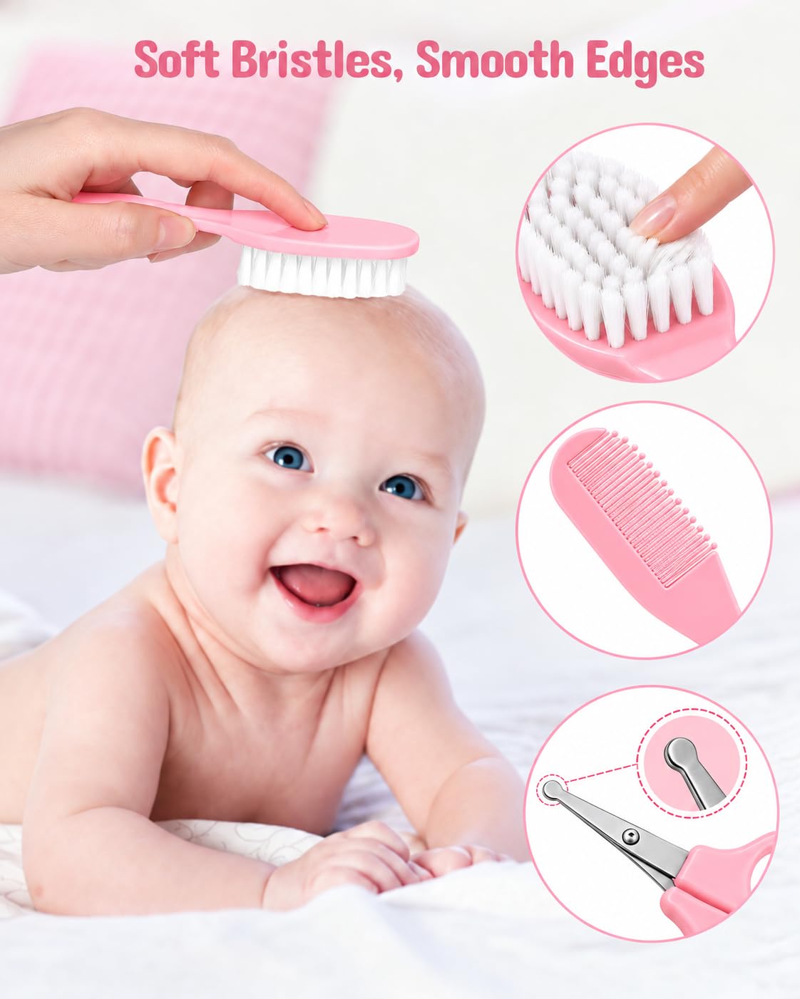 YASEW Baby Grooming Kit, Storage Bag, Newborn Essentials, Baby Shower Gift