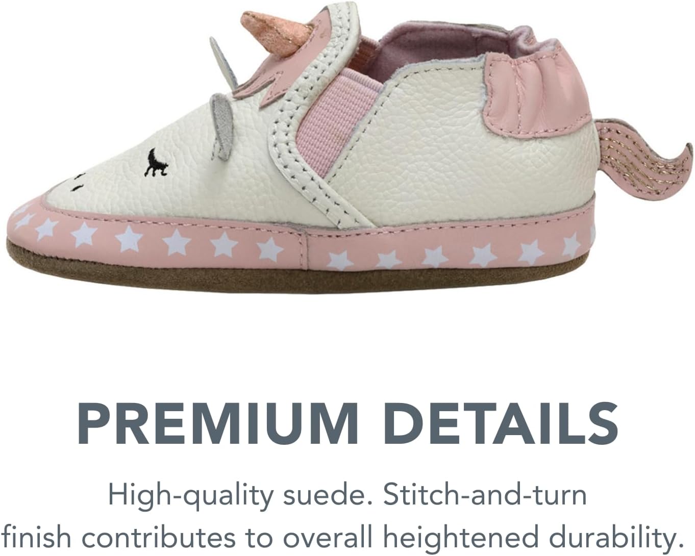 Robeez Baby Girls and Unisex Soft Soles Slip-Resistant Crib Shoes Slippers for Infant and Toddler, 0-24 Months