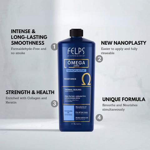 Felps Professional Thermal Sealing Omega Zero Unique Nanoplastia 500ml/16.9fl.oz