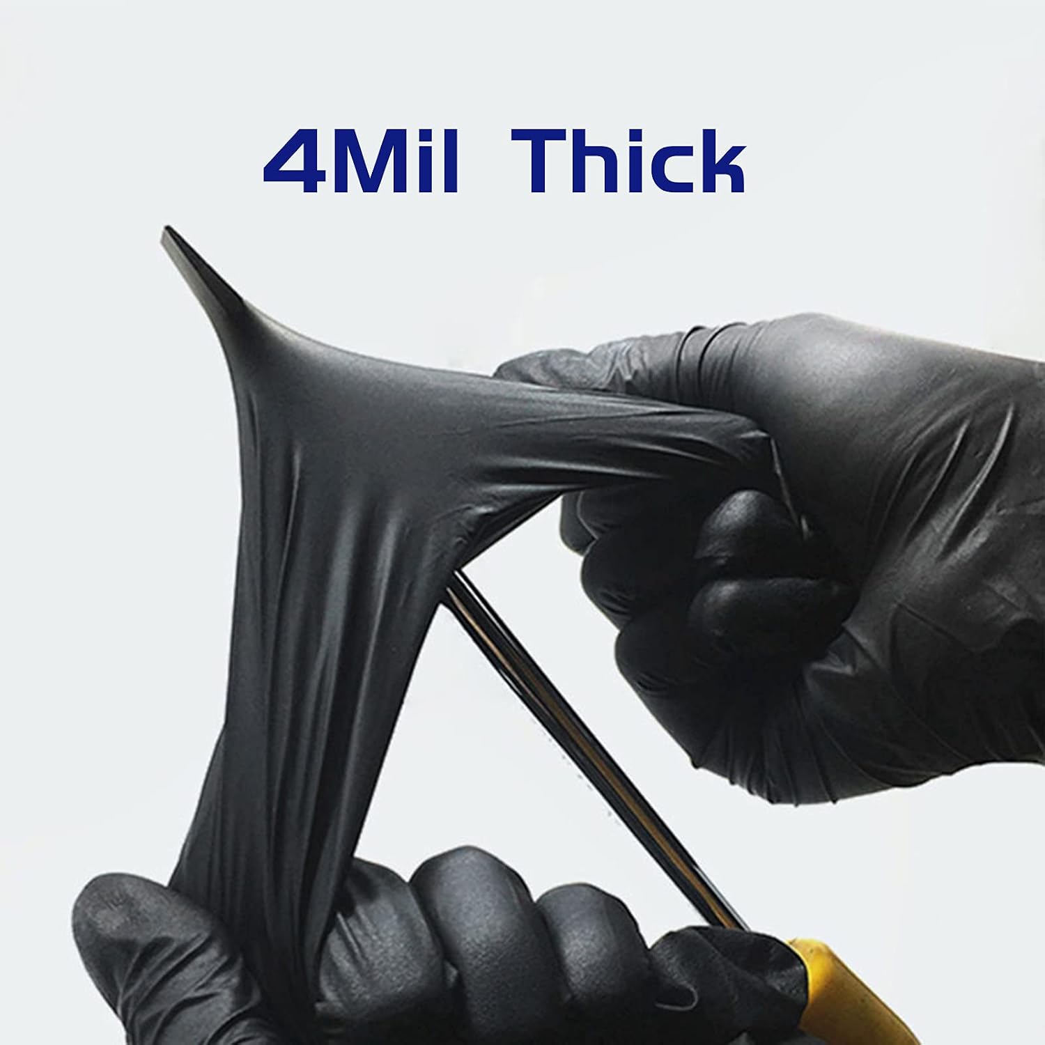 Wostar Nitrile Disposable Gloves Powder & Latex Free 4mil Touch Screen Disposable Non-Sterile Nitrile Exam Gloves