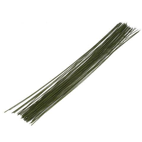 Decora 26 Gauge Black Floral Wire 16 inch,50/Package
