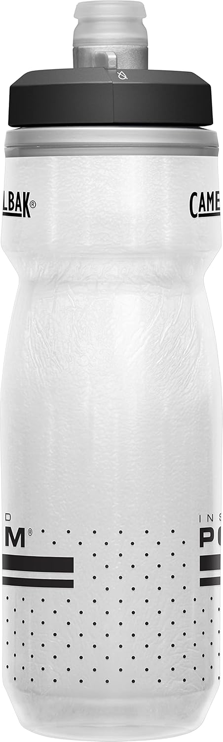 CamelBak Podium Chill Water Bottle 21oz, White/Black