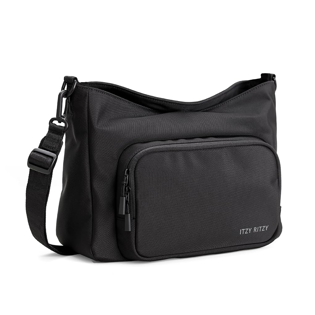 Itzy Ritzy Belong Cargo Caddy Stroller Organizer & Crossbody Bag (Black)