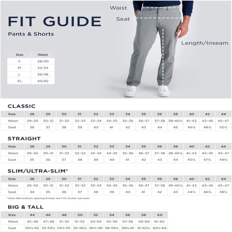 Haggar Men's Big & Tall Classic Fit Pleated Premium Comfort Dress Pant