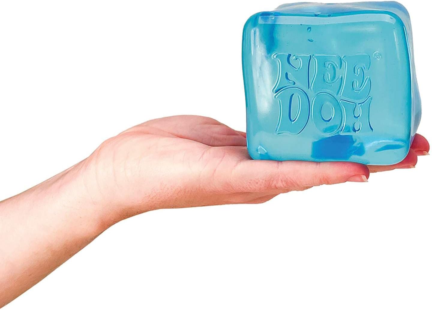 Schylling NeeDoh Nice Berg - Giant NeeDoh Nice Cube - Sensory Squeeze Toy with a Super Solid Squish (Pack of 1)