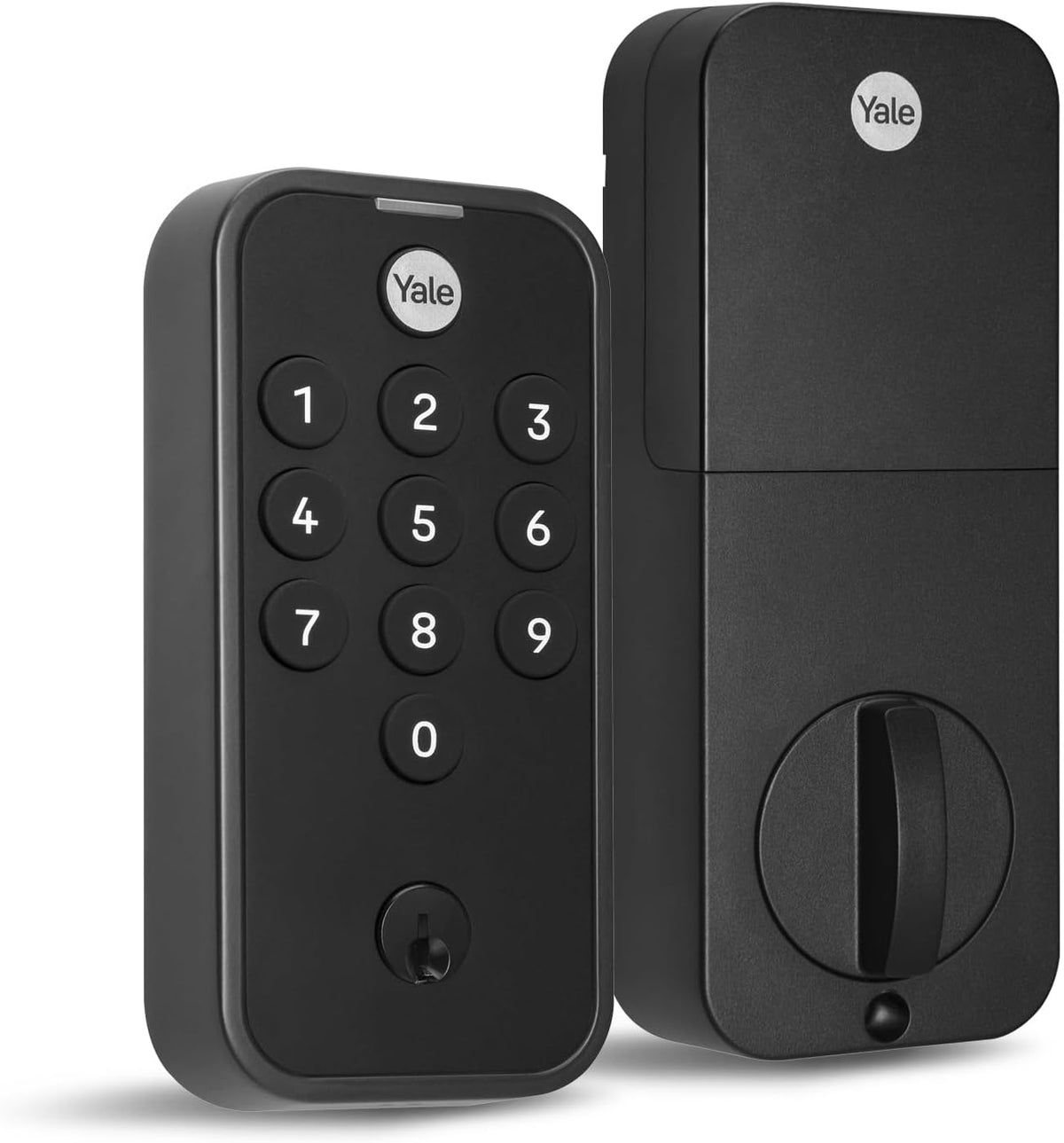 Yale Code Keypad Deadbolt for Keyless Front Door Entry, Black Suede