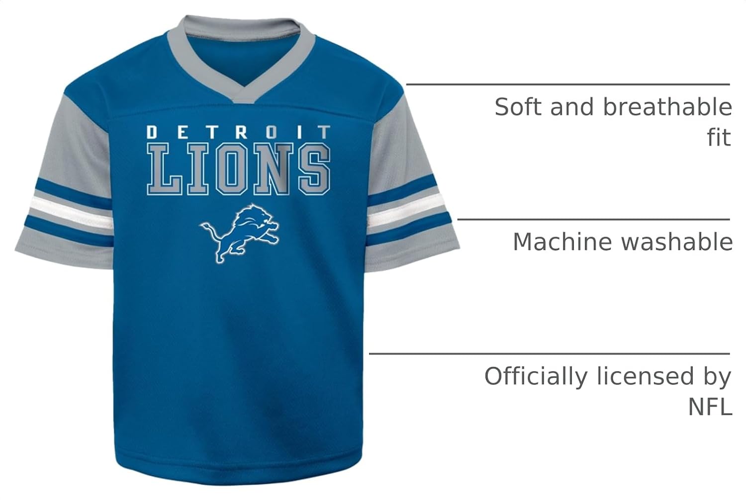 Outerstuff NFL Teams Youth Boys Knit Top Jersey T-Shirt with Team Logo (8-20)