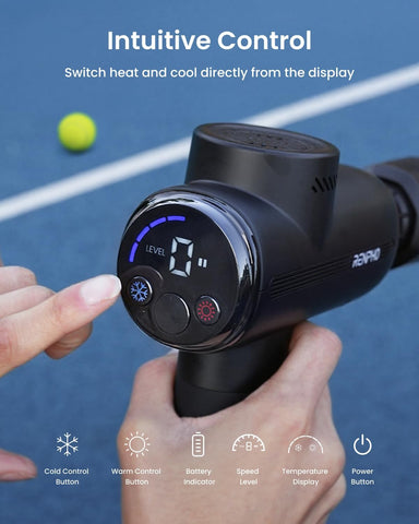 RENPHO Active Thermacool 2 Massage Gun with Intuitive Heat and Cold Control