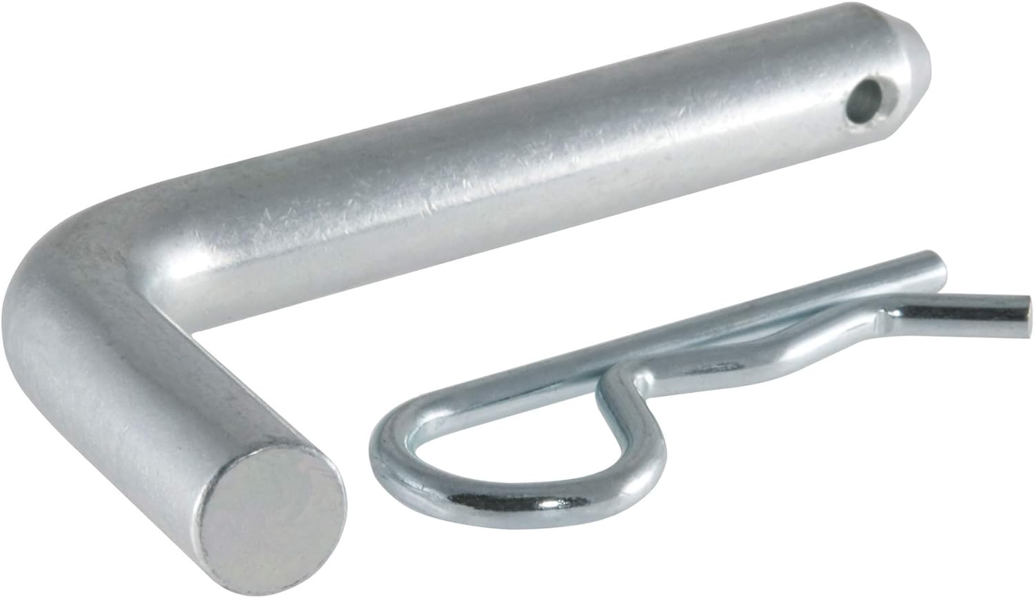 CURT 21580 Trailer Hitch Pin & Clip, 5/8-Inch Diameter, Fits 2 or 2-1/2-Inch Receiver, Clear ZINC