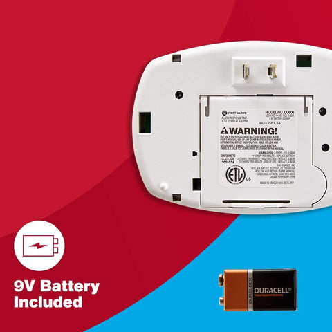 First Alert Plug-in Carbon Monoxide Alarm