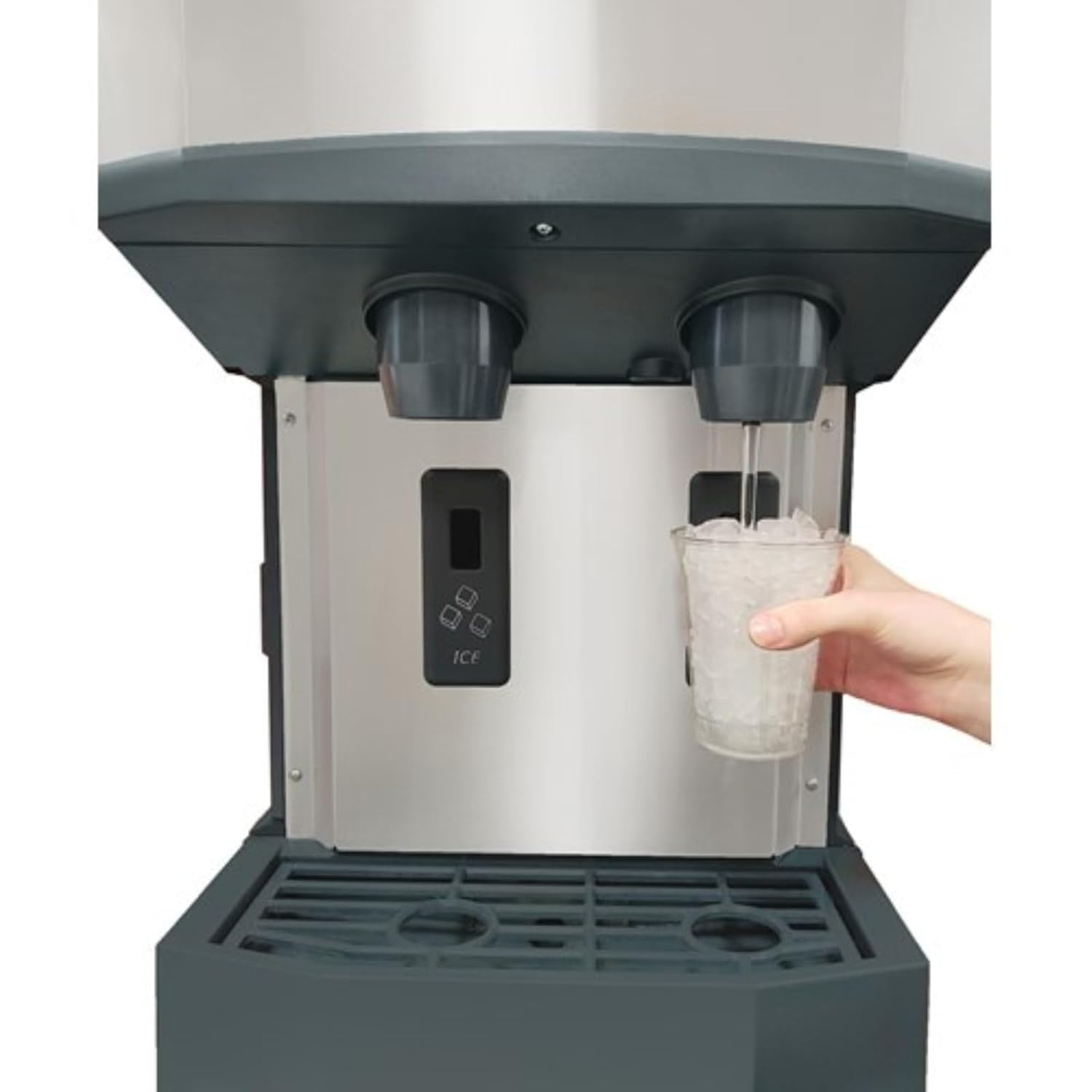 Scotsman Meridian Touchfree Countertop Nugget Ice Maker & Water Dispenser - 500 lb/Day, 40 lb Storage Bin