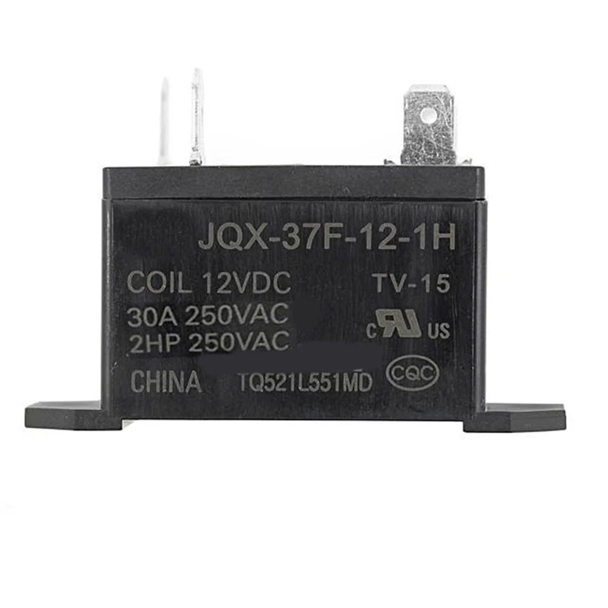 DAKKZA 1PCS HF37F- JQX-37F- 12 012-1H Relay 30A 4-pin One Set Normally Open, Small