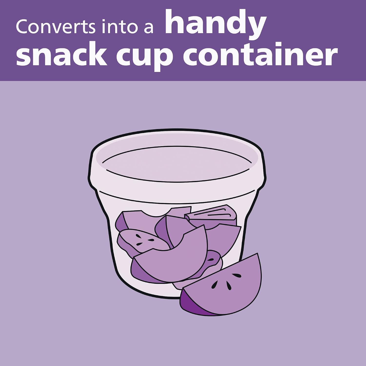 Philips Avent Formula Dispenser and Snack Cup, Grey