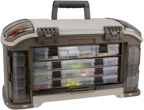 Plano Angled 787 Guide Series Stowaway Tackle System- Includes 7 Stowaways, Fishing Tackle Storage, Premium Tackle Storage, One Size, Model Number: 787010