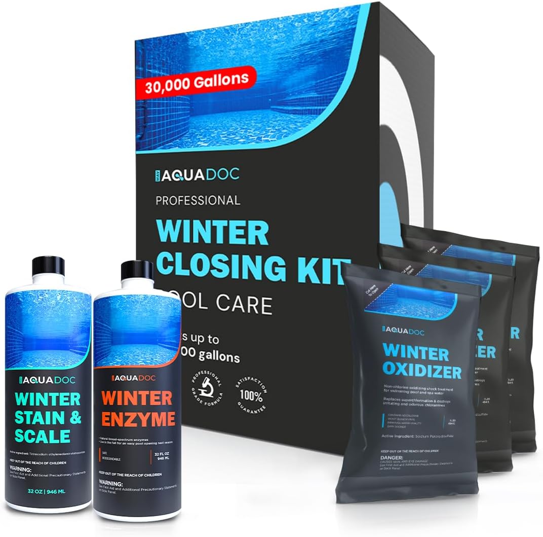AquaDoc Pool Winterizing Kit for Closing Pools - for Up to 30,000 Gallons
