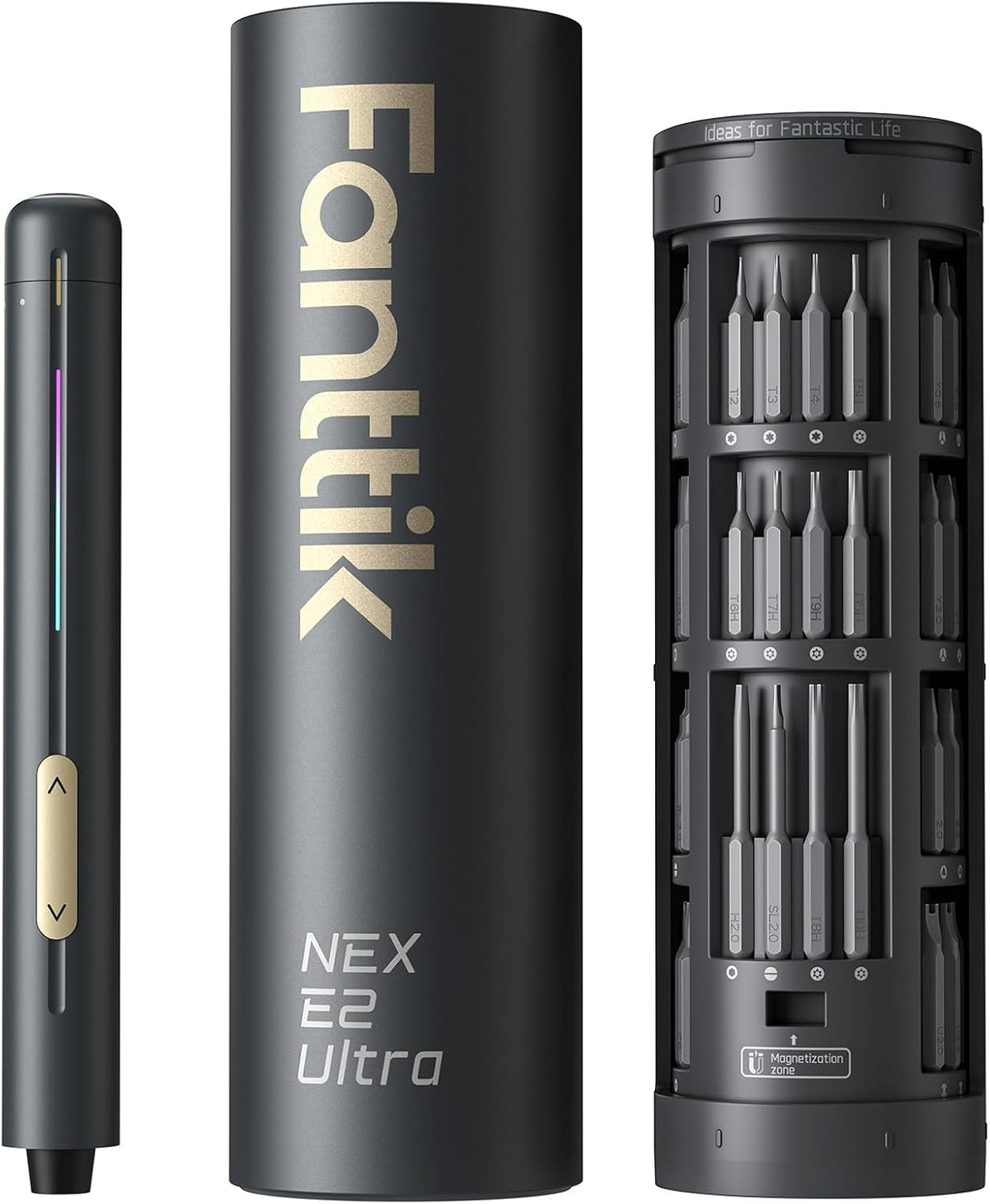 Fanttik E2 Ultra Electric Screwdriver, Screwdriver for Electronics (Grey)