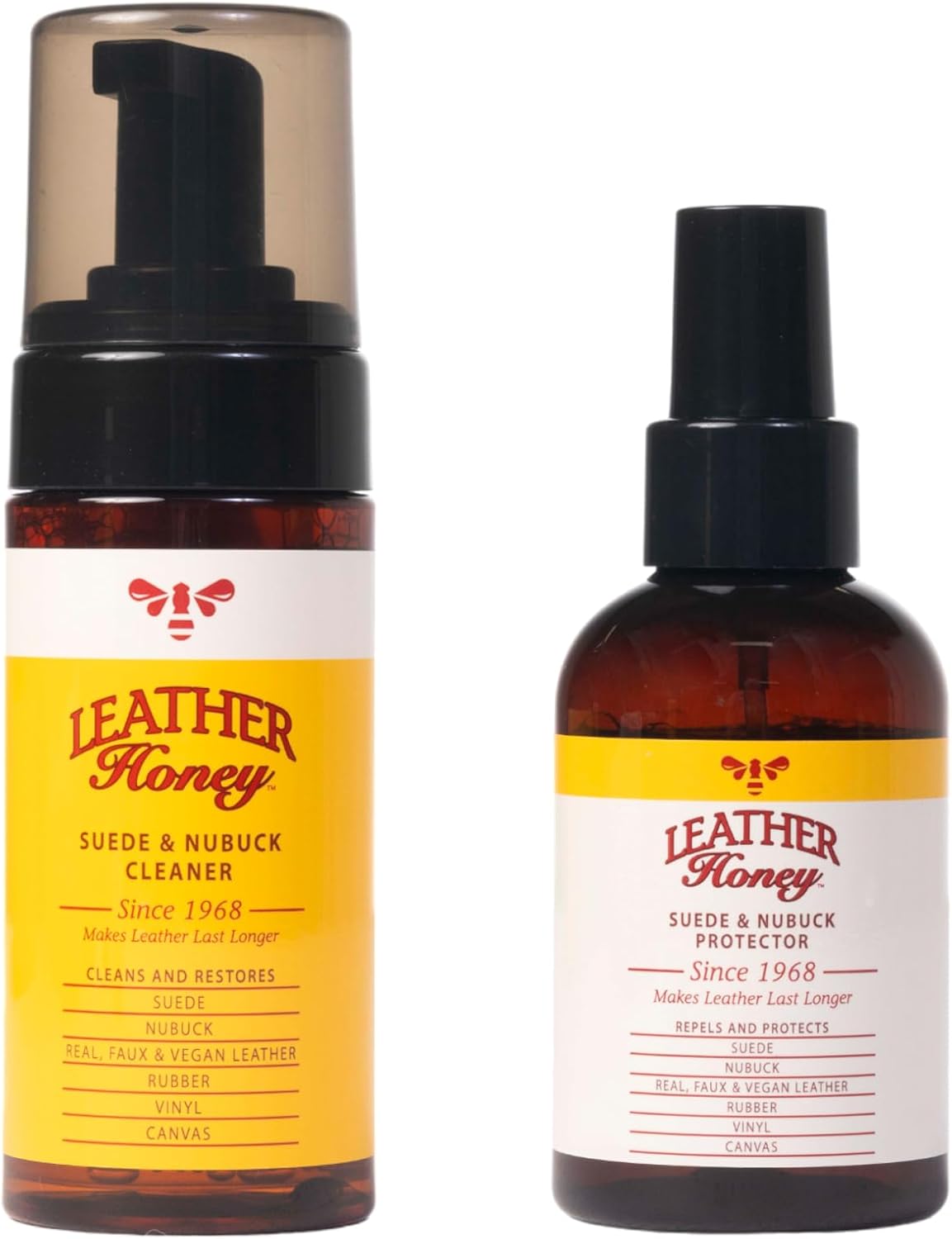Leather Honey Suede & Nubuck Care Kit – Cleaner, Protector, Brush, Eraser