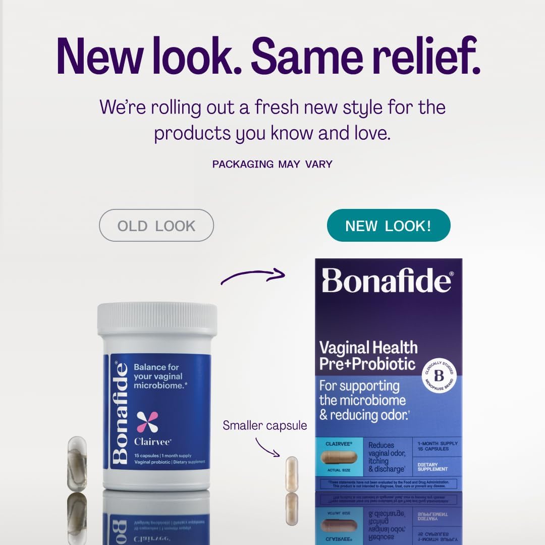 Bonafide Clairvee Vaginal Pre + Probiotic for Women – 2 Month Supply