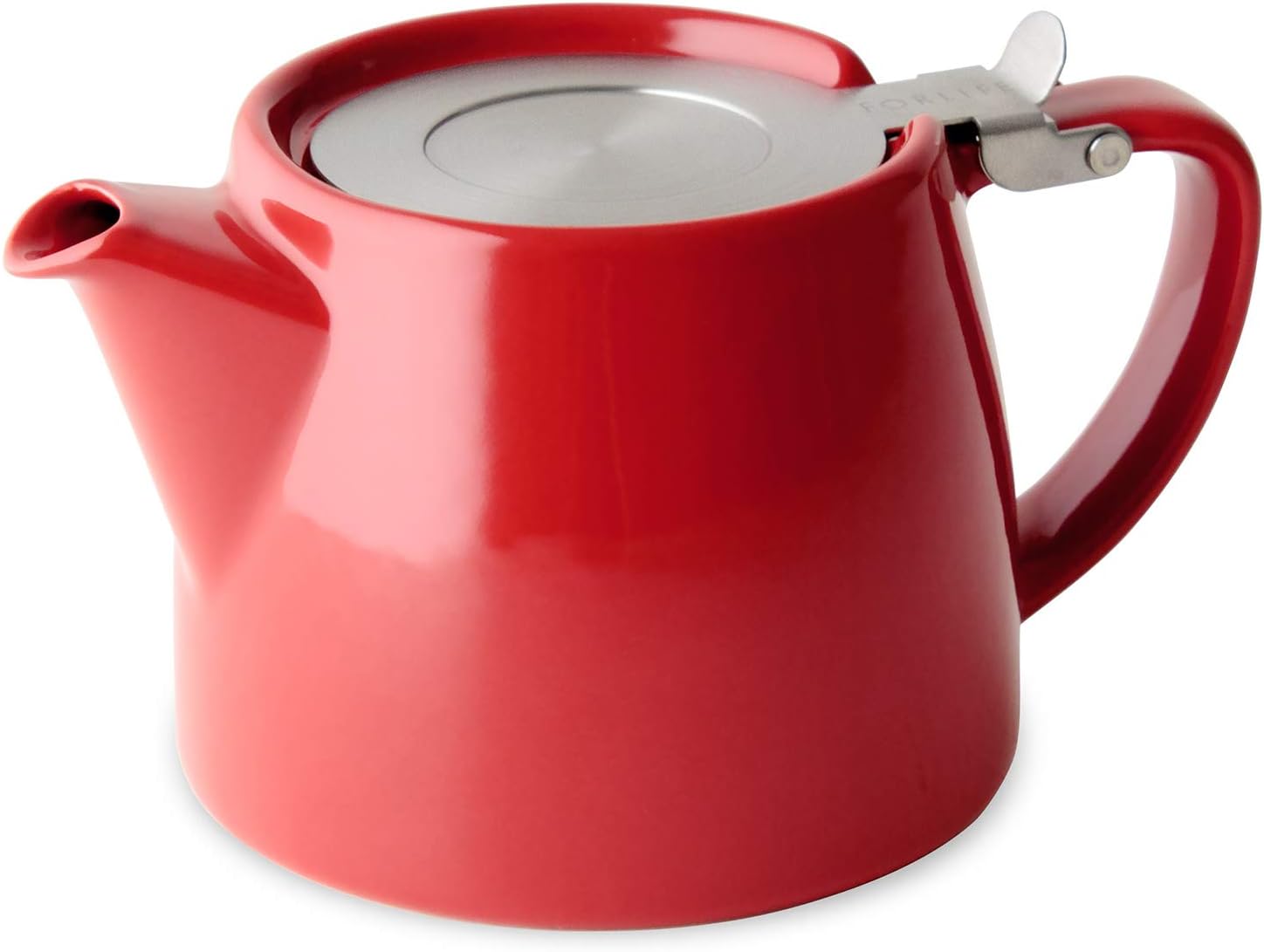 FORLIFE Stump Teapot with SLS Lid and Infuser, 18-Ounce, Blue